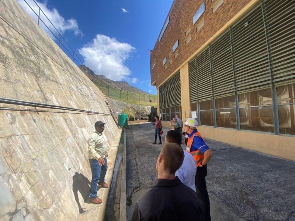 CCSA WC site visit to Steenbras Dam